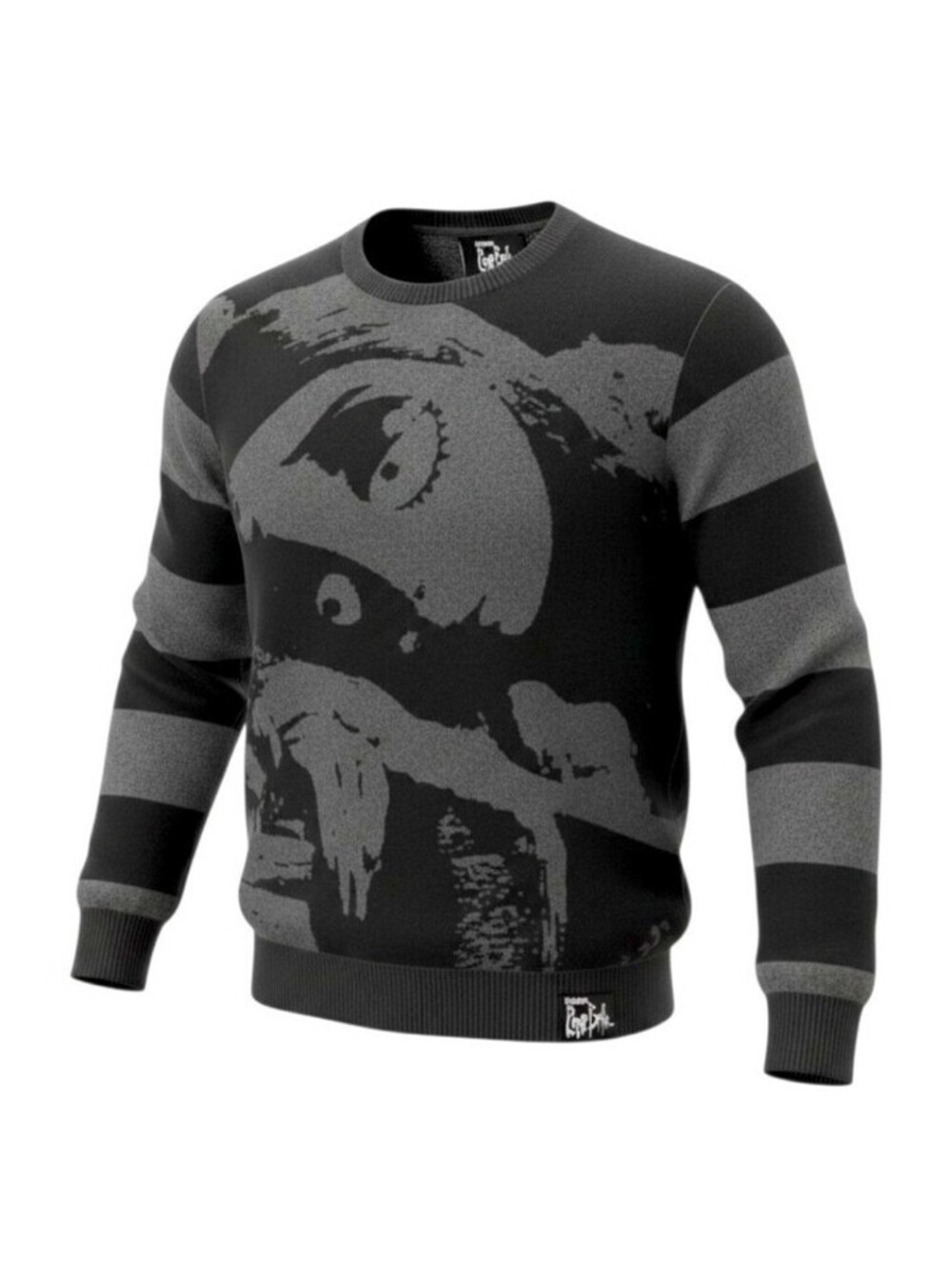 Killstar x Corpse Bride Emily Striped Knit Jumper Sweater Unisex Sz XS NEW